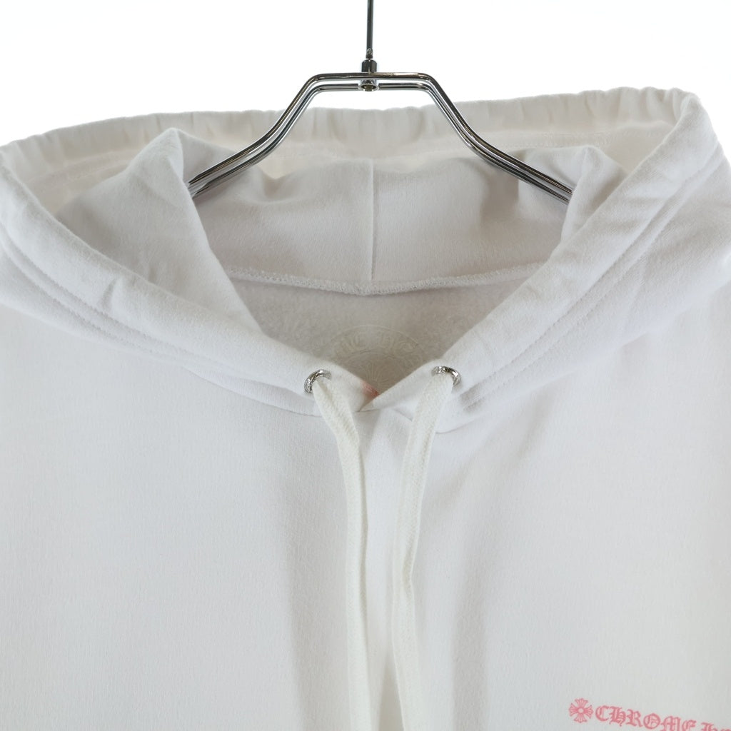CHROME HEARTS(クロムハーツ) LAURIE LYNN STARK SWTSHRT PLVR ローリーリンスターク バックプリント プルオーバースウェットパーカー ホワイト