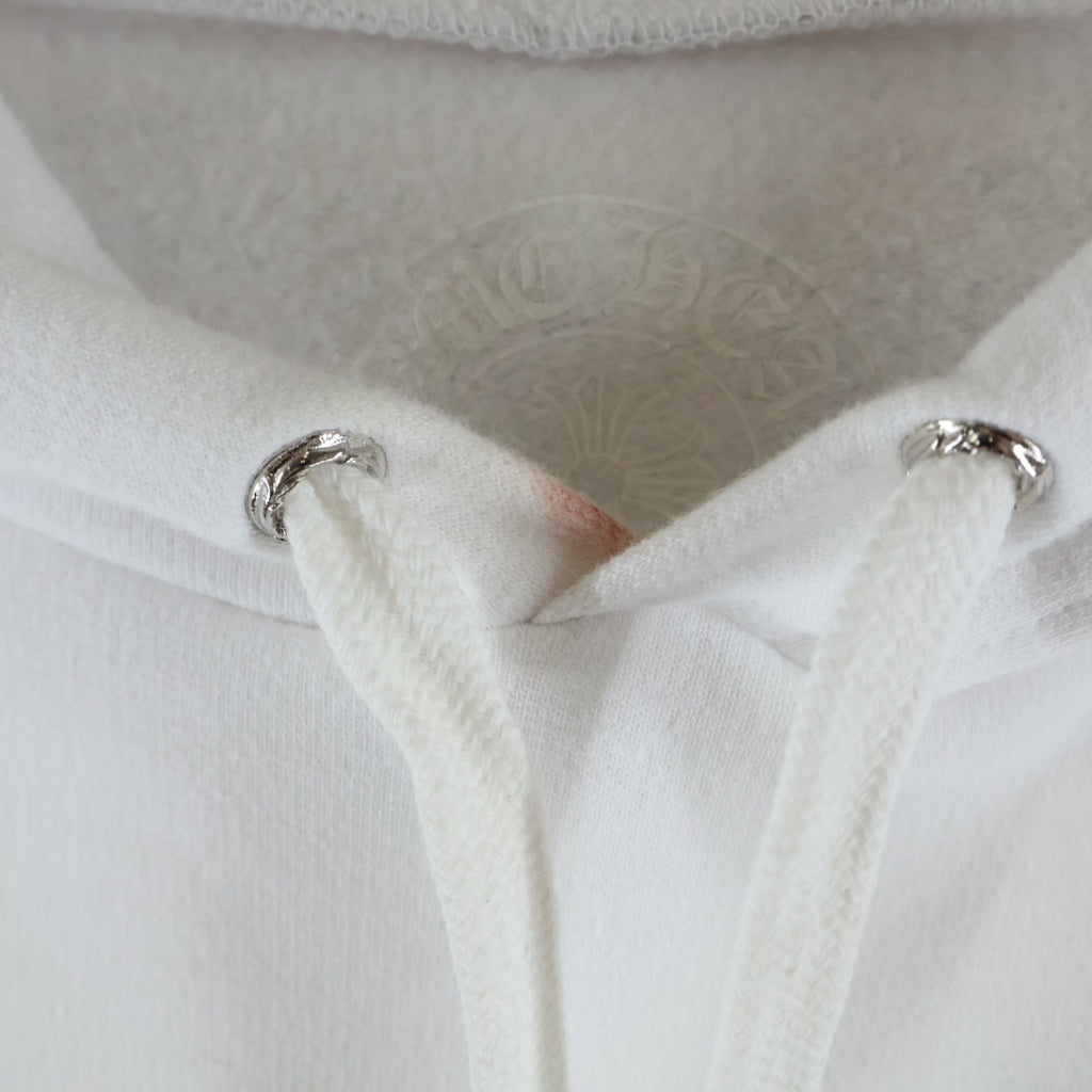 CHROME HEARTS(クロムハーツ) LAURIE LYNN STARK SWTSHRT PLVR ローリーリンスターク バックプリント プルオーバースウェットパーカー ホワイト