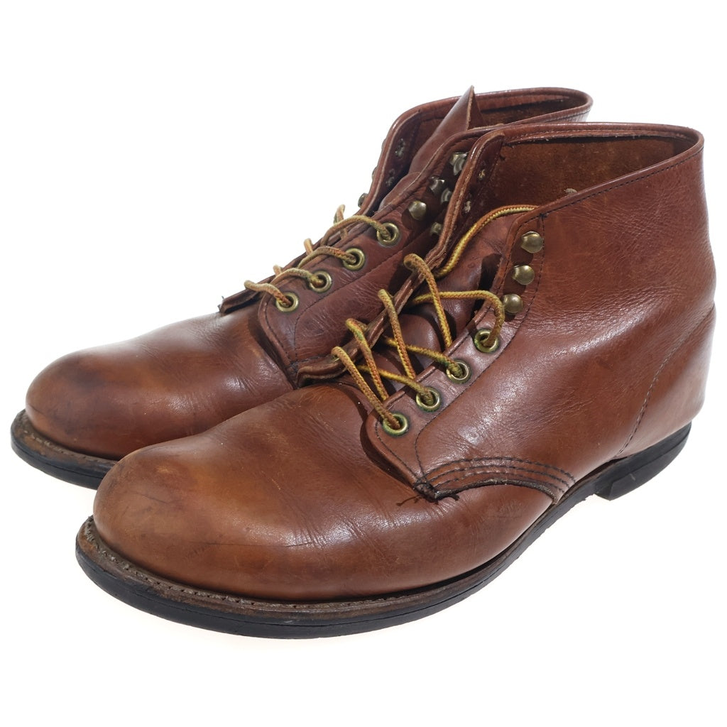 RED WING(レッド ウイング) 80s USA有プリント羽タグ 7ホール ブーツ ブラウン