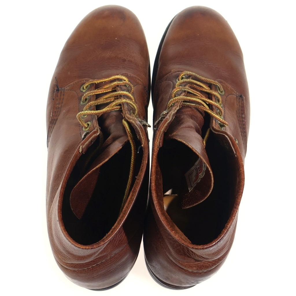 RED WING(レッド ウイング) 80s USA有プリント羽タグ 7ホール ブーツ ブラウン