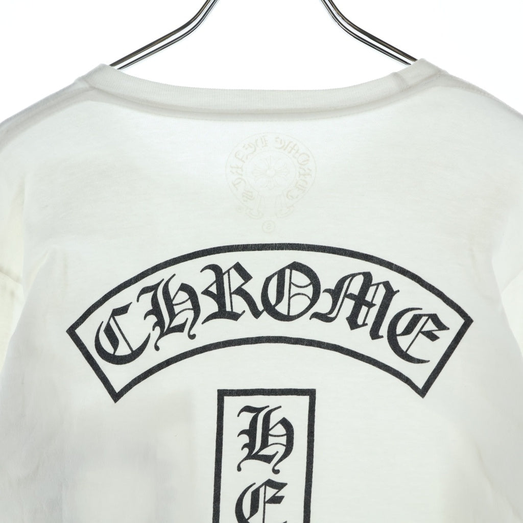 CHROME HEARTS(クロムハーツ) OLD CH L/S T-SHIRT オールド バックTバープリント 長袖Tシャツ ロンT ホワイト