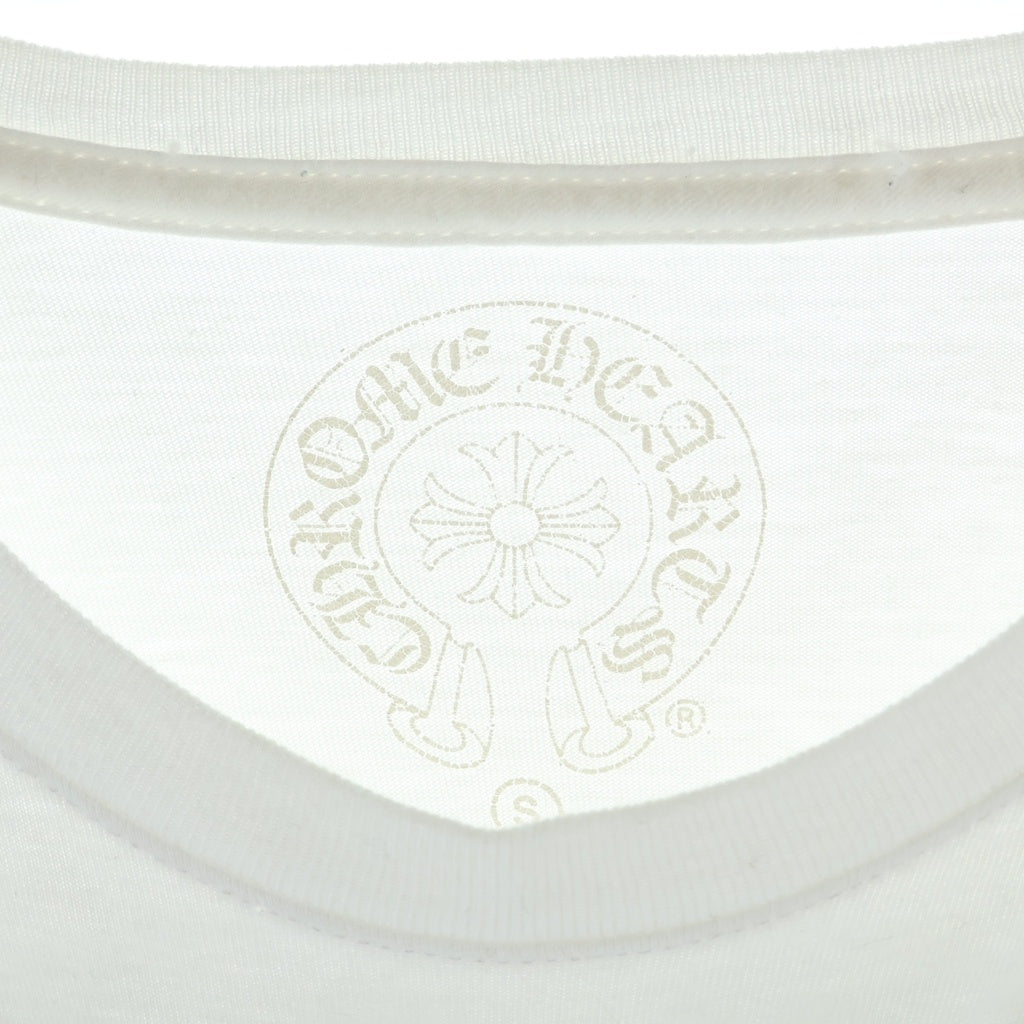 CHROME HEARTS(クロムハーツ) OLD CH L/S T-SHIRT オールド バックTバープリント 長袖Tシャツ ロンT ホワイト