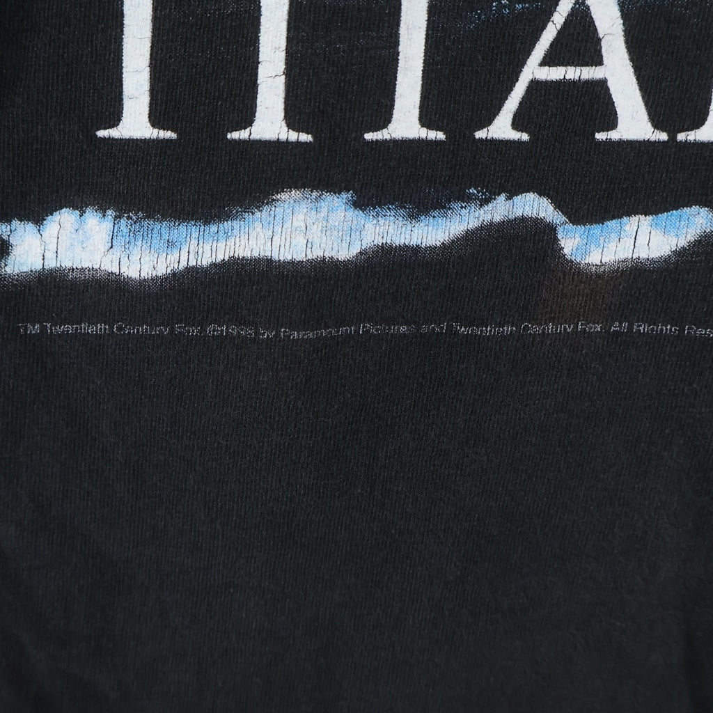 VINTAGE(ヴィンテージ) 90s TITANIC タイタニック クルーネックTシャツ ブラック