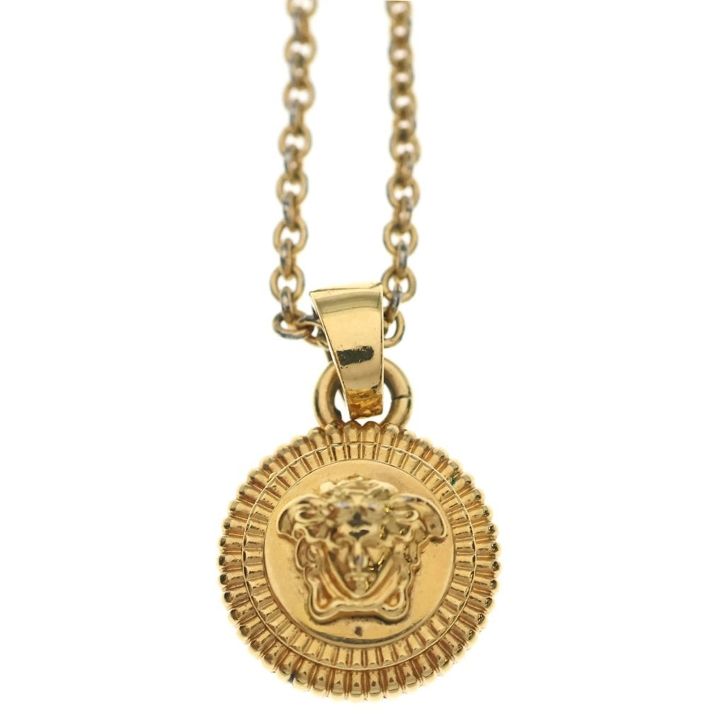 VERSACE(ヴェルサーチ) Medusa Medallionn メデューサ メダリオン ネックレス ゴールド
