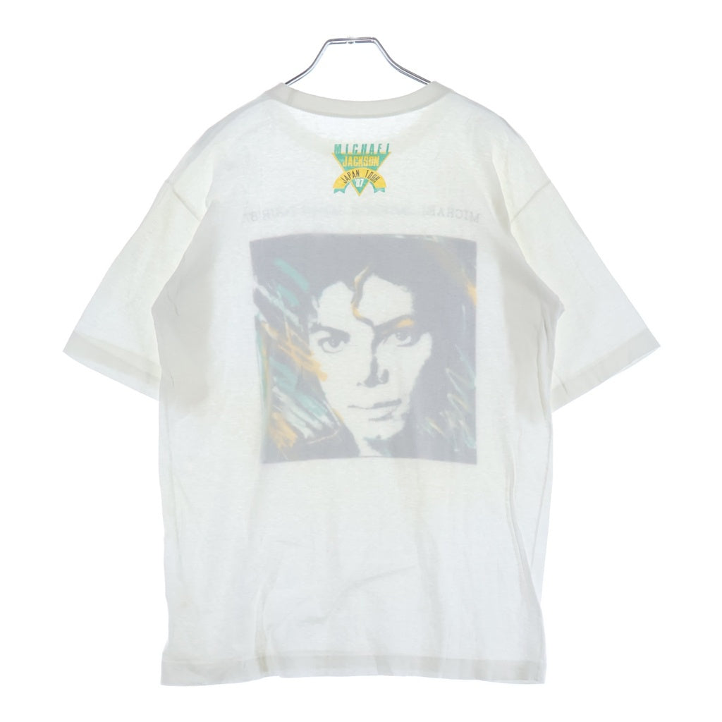 VINTAGE(ヴィンテージ) 80s-90s MICHAEL JACKSON JAPAN TOUR マイケルジャクソン ツアーT クルーネックTシャツ ホワイト