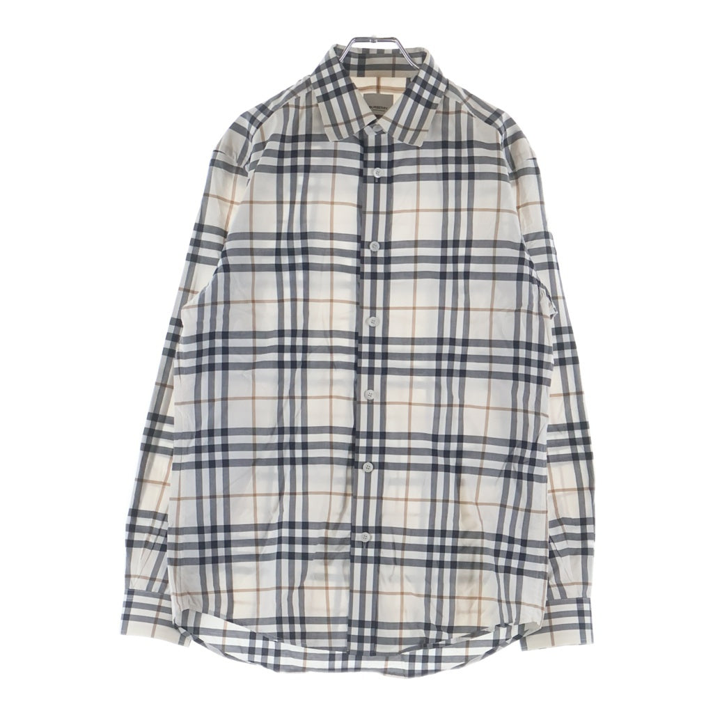 BURBERRY(バーバリー) ノバチェック バーバリーチェック 8050275 長袖シャツ グレー