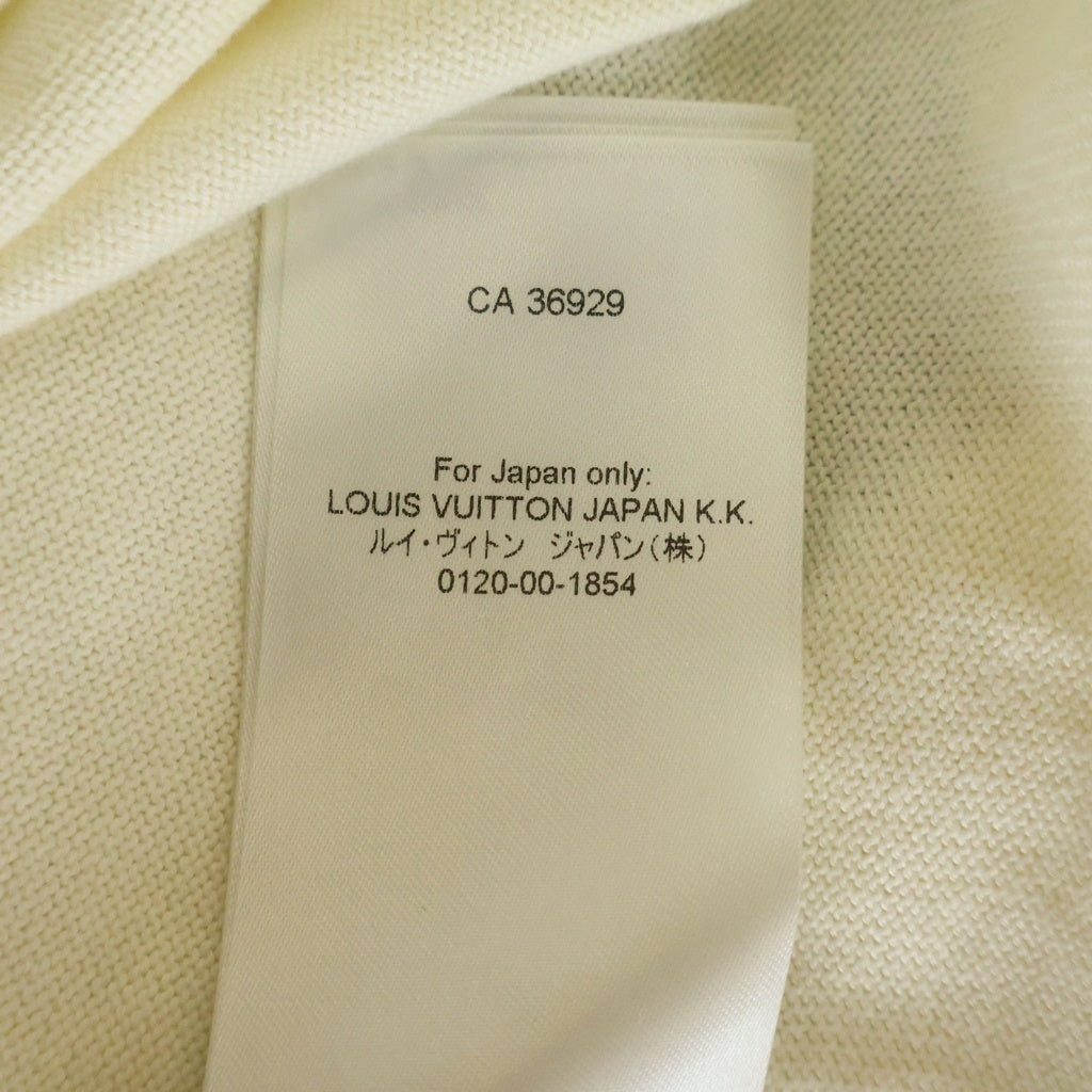 LOUIS VUITTON(ルイヴィトン) 22SS×NIGO LV MADE Intarsia Duck Knit Tee ニゴー LVメイド ダック刺繍 インタルシアジャカードニット半袖セーターアイボリー RM221M F96 HMN04W