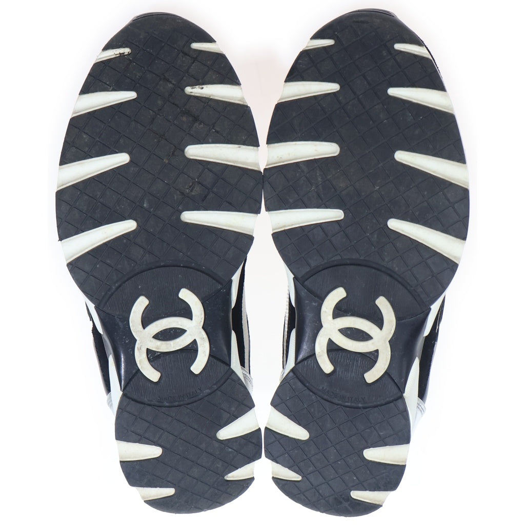 CHANEL(シャネル) C Sneaker ココマーク メッシュ×レザー ローカットスニーカー ホワイト レディース