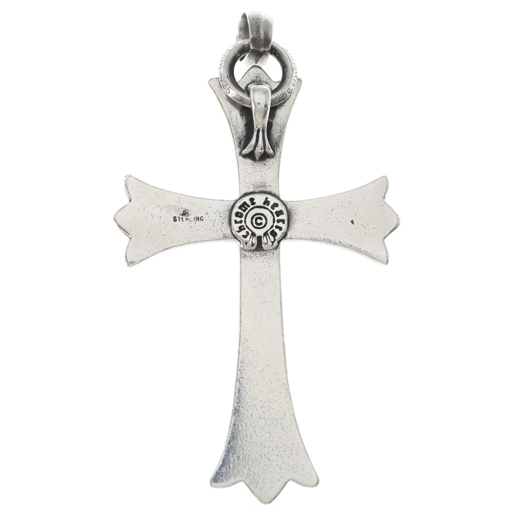 CHROME HEARTS(クロムハーツ) LG W BALE ラージCHクロス Wベイル ネックレストップ シルバー BCA393