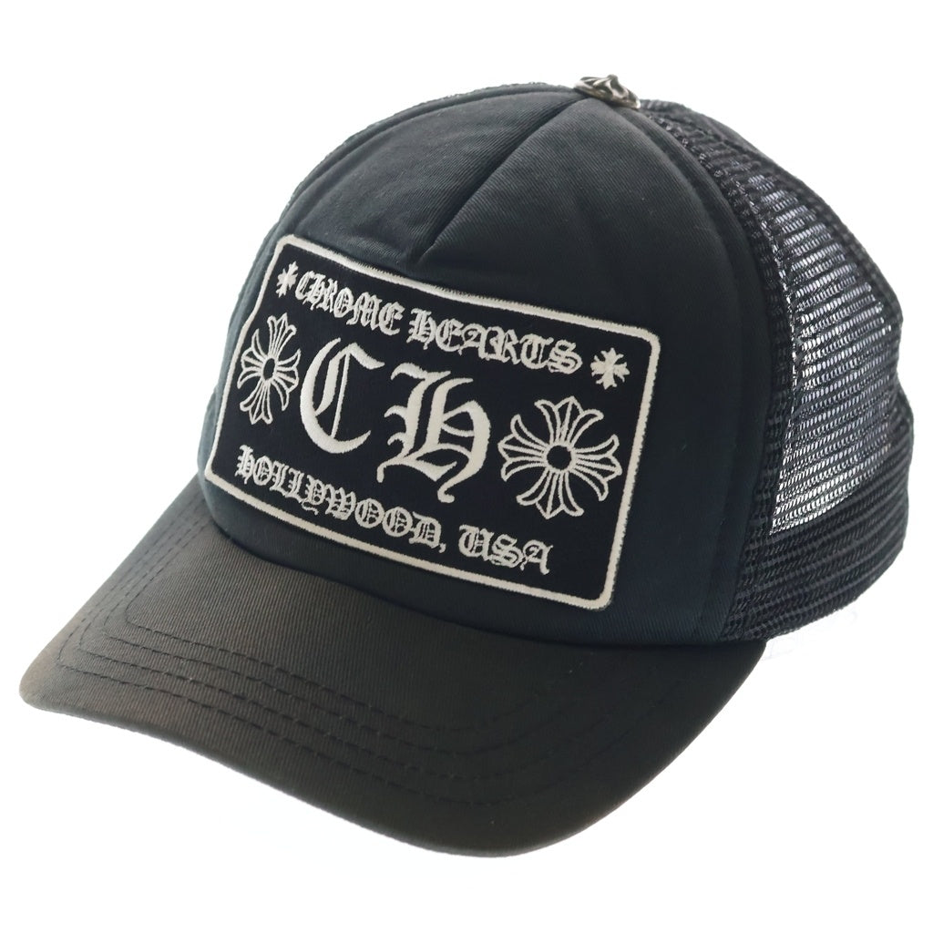 CHROME HEARTS(クロムハーツ) TRUCKER CAP CHパッチ メッシュ トラッカーキャップ 帽子 ブラック