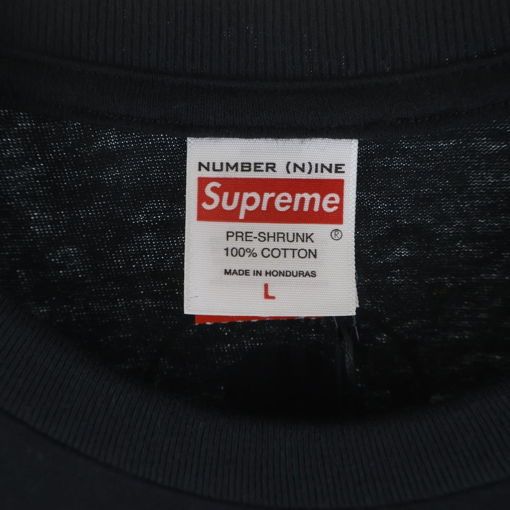 SUPREME(シュプリーム) ×Number (N)ine Manson Tee マンソンティ クルーネックTシャツ ブラック