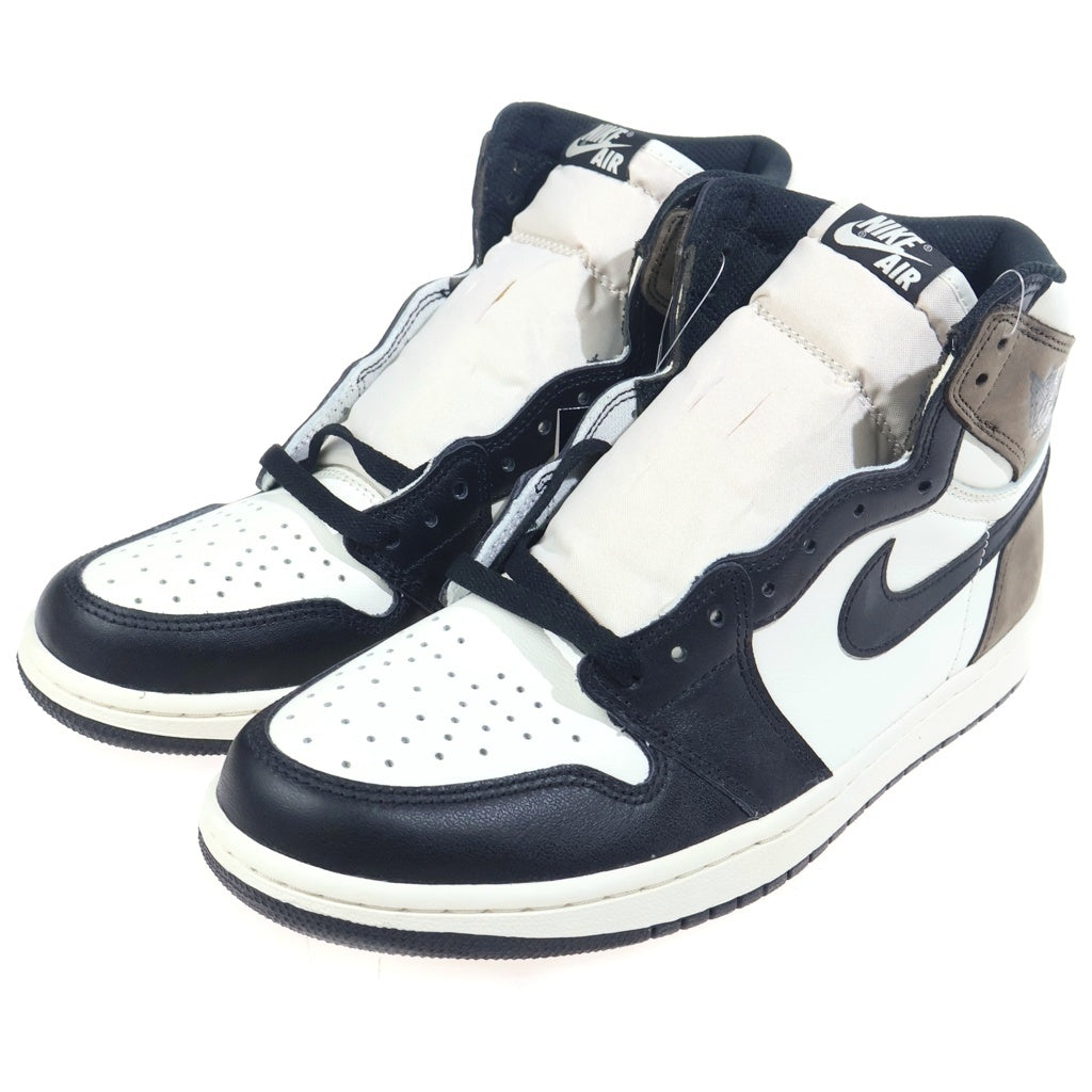 NIKE(ナイキ) AIR JORDAN 1 RETRO HIGH OG DARK MOCHA 555088-105 エアジョーダン 1 レトロ ダークモカ ハイカットスニーカー ブラック/ブラウン US9.5/27.5cm