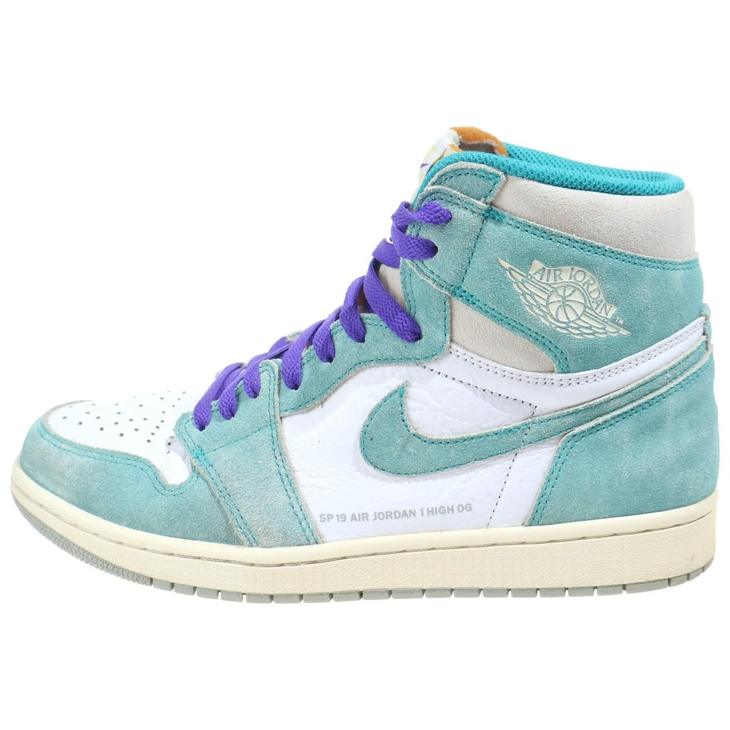 NIKE(ナイキ) AIR JORDAN1 RETRO HIGH OG 555088-311 エアジョーダン1 ターボグリーン ハイカットスニーカー ホワイト/グリーン US10/28cm