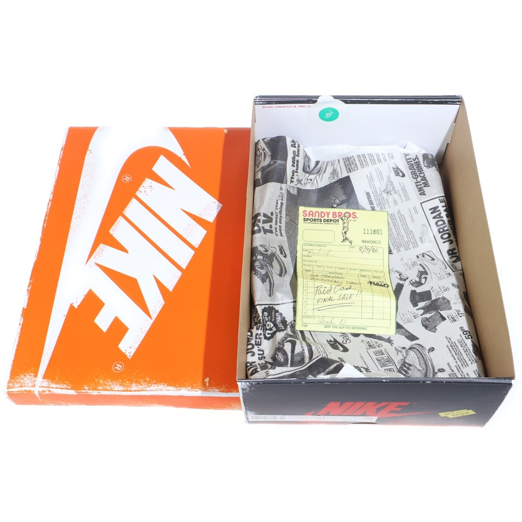 NIKE(ナイキ) AIR JORDAN 1 HIGH OG DZ5485-612 エアジョーダン1 OG ロスト&ファウンド シカゴ ハイカットスニーカー ホワイト/レッド US9.5/27.5cm