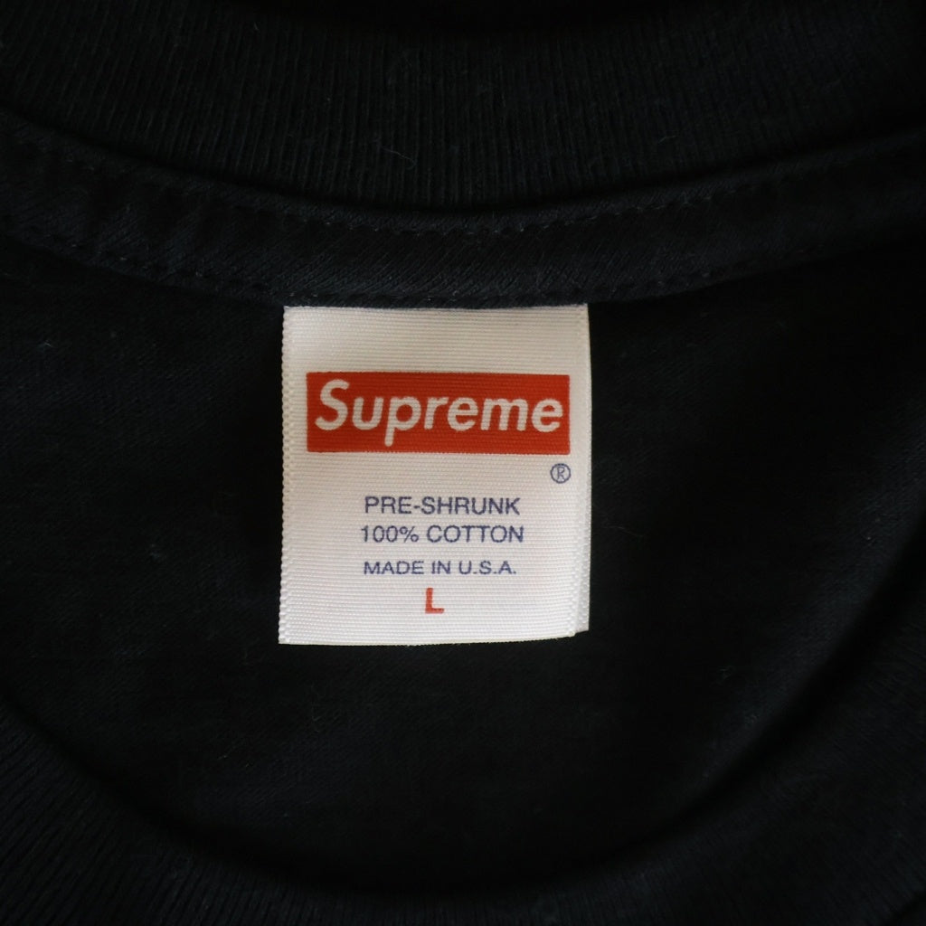 SUPREME(シュプリーム) 23SS Tonal Box Logo Tee トーナルボックスロゴ クルーネックTシャツ ブラック