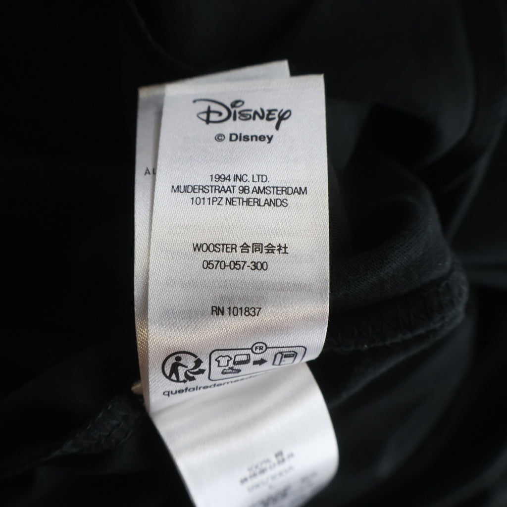 SUPREME(シュプリーム) ×Number (N)ine Mickey Mouse Raglan L/S Top ミッキーマウス ラグラン ロングスリーブカットソー ブラック