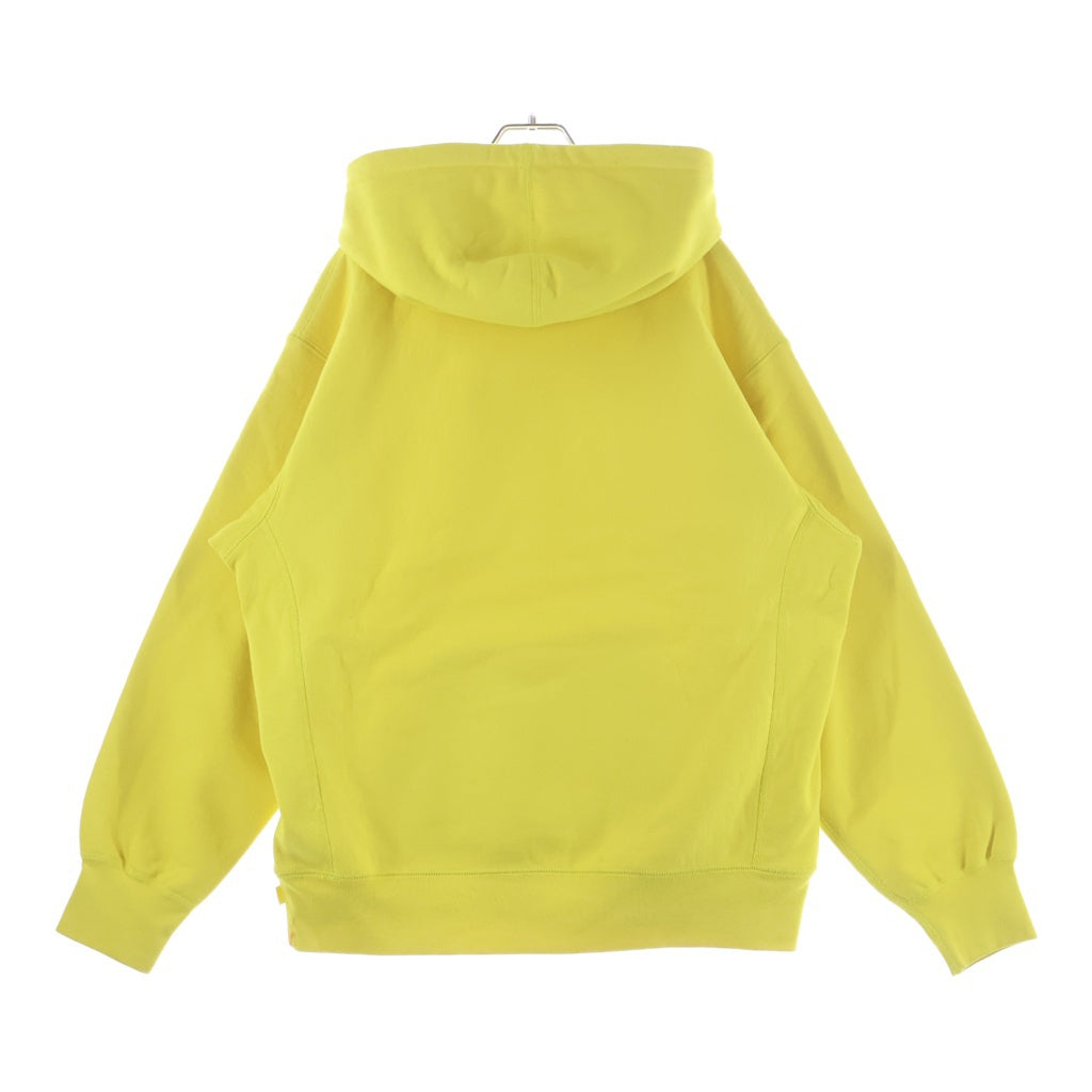 SUPREME(シュプリーム) 20AW Cross Box Logo Hooded Sweatshirt クロス ボックスロゴ刺繍 プルオーバースウェットパーカー フーディー イエロー