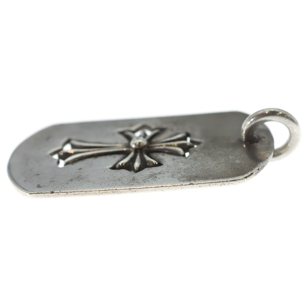 CHROME HEARTS(クロムハーツ) D TAG LRG CO CRS カットアウトクロスドッグタグ ラージ ペンダントトップ シルバー BCA239