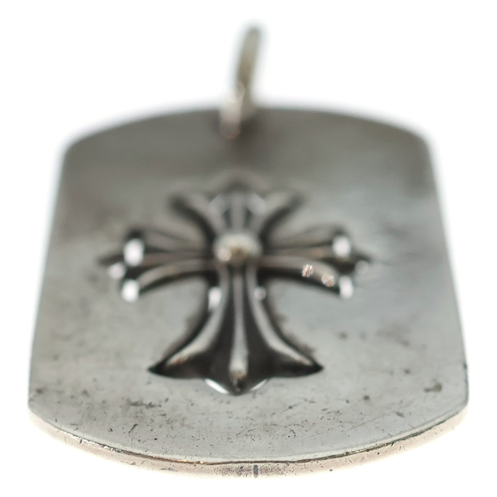 CHROME HEARTS(クロムハーツ) D TAG LRG CO CRS カットアウトクロスドッグタグ ラージ ペンダントトップ シルバー BCA239