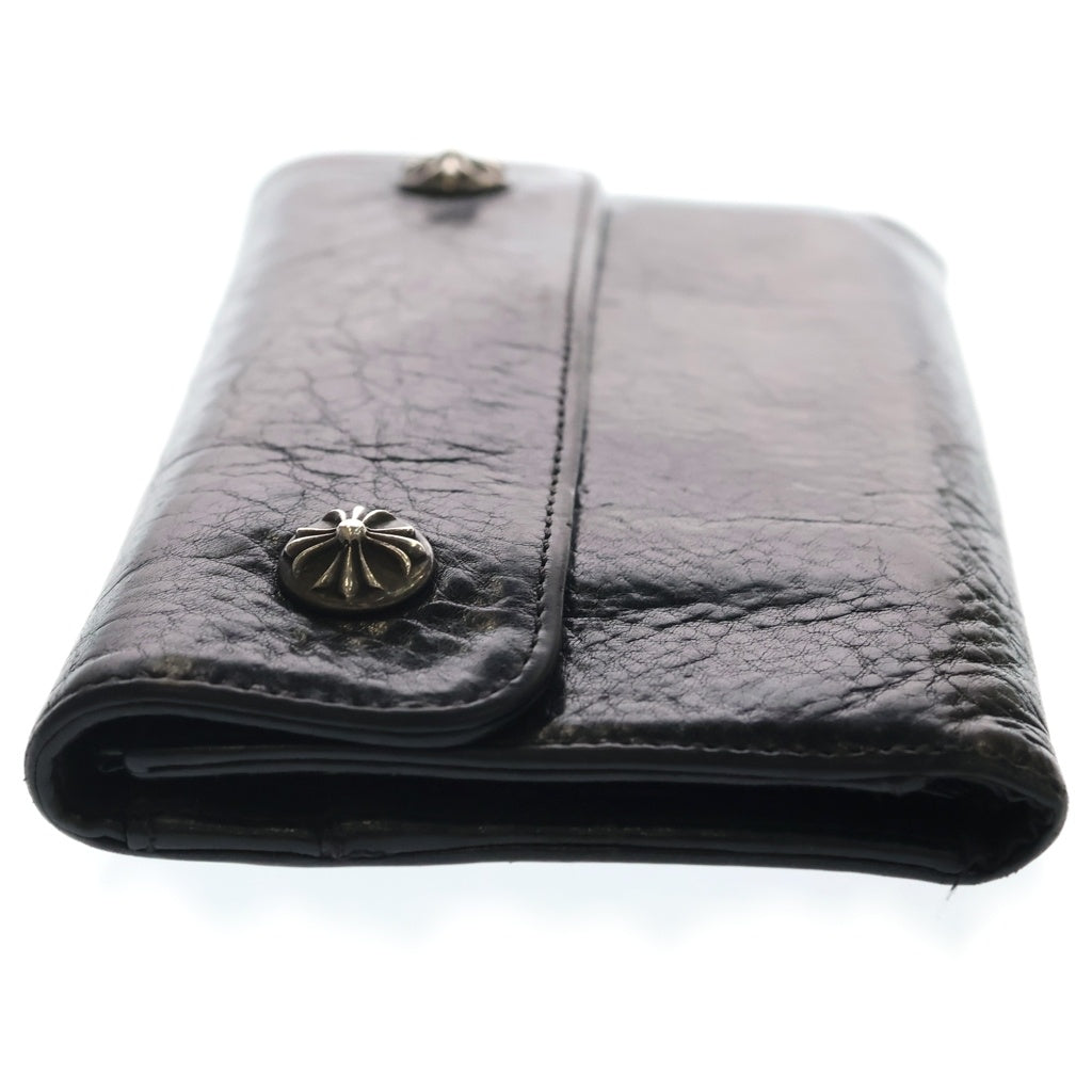 CHROME HEARTS(クロムハーツ) WAVE ウェーブ レザーウォレット 財布 ブラック
