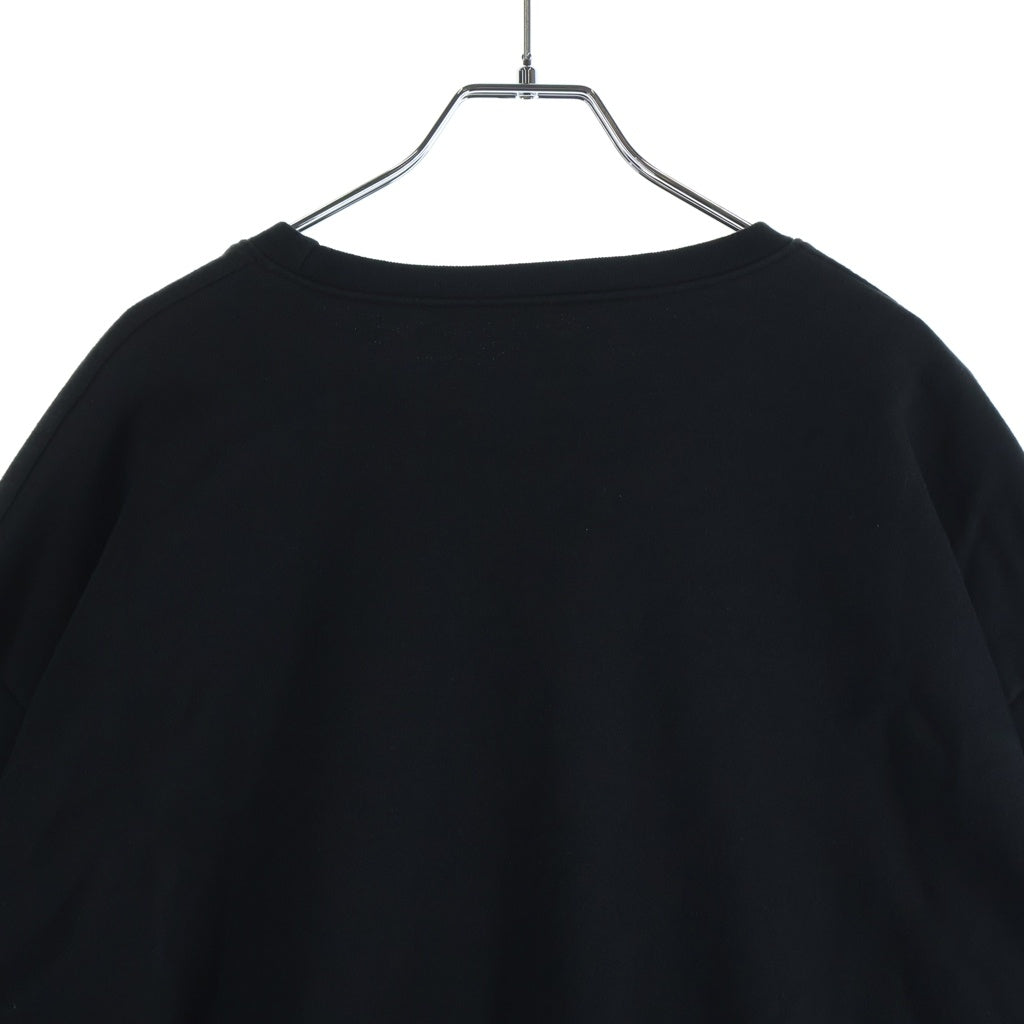 CHROME HEARTS(クロムハーツ) SWTSHRT PLVR ネックロゴ クルーネックスウェットトレーナー ブラック