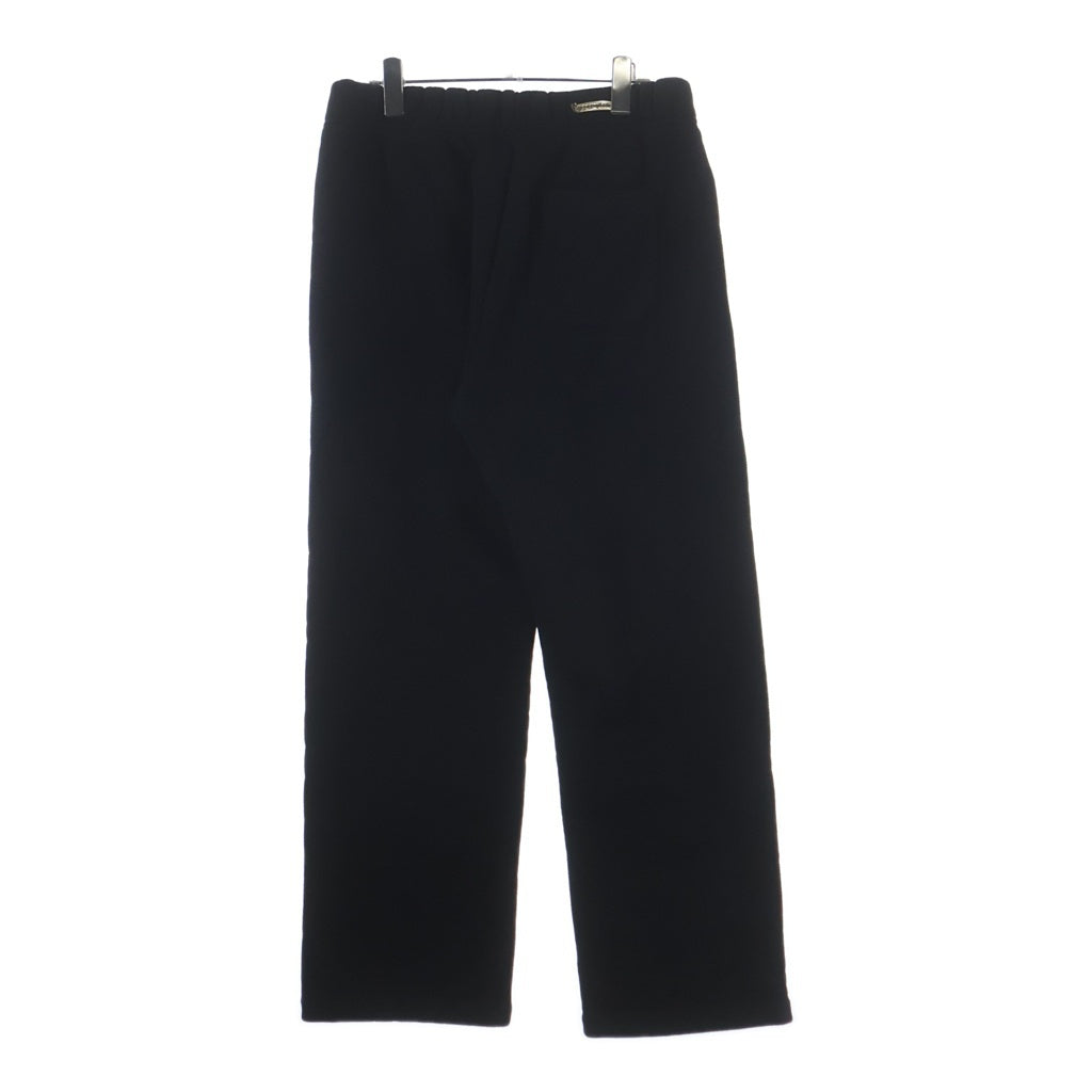CHROME HEARTS(クロムハーツ) 25SS Y NOT CH Cross Applique Embroidery Sweat Pants ワイノット CHクロス アップリケ刺繍 スウェットパンツ ブラック