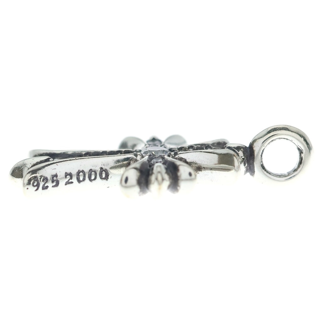 CHROME HEARTS(クロムハーツ) TNY CRSF P/DIA タイニーファットクロス PAVEダイヤ ペンダントトップ シルバー BCA323