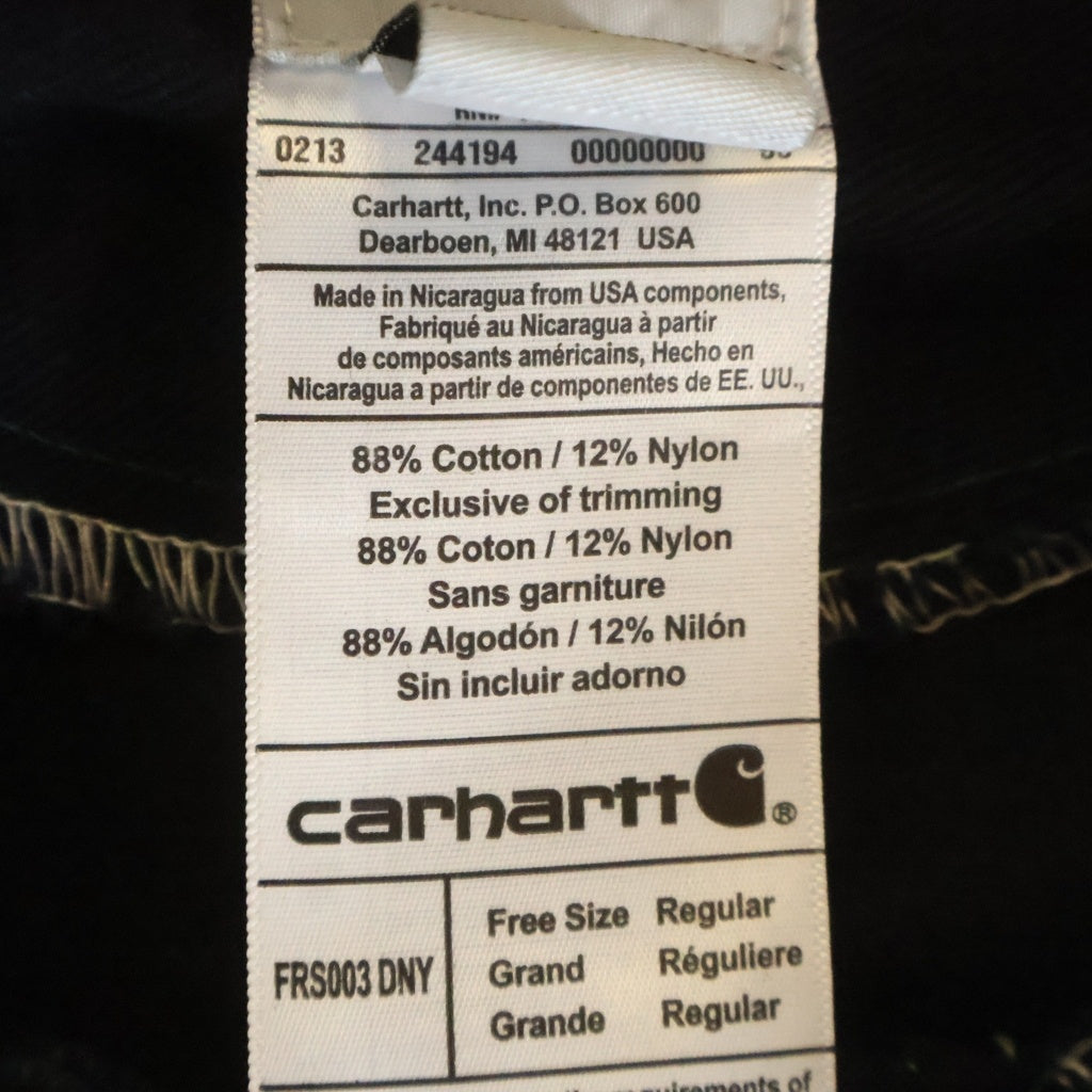 CARHARTT(カーハート) クレイジーパターン ジップアップ ジャケット ブラック 244194