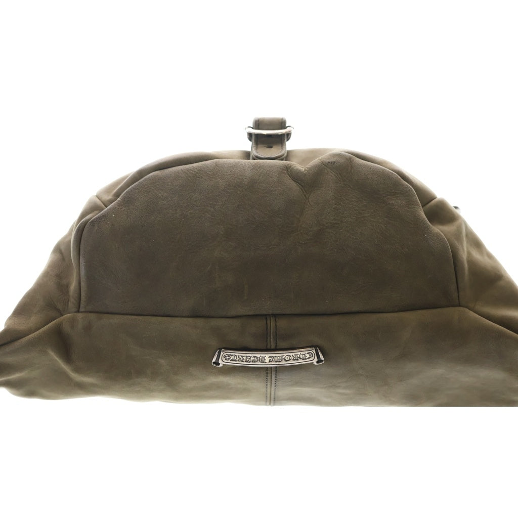 CHROME HEARTS(クロムハーツ) #1 SNAT PACK スナットパック ダガージップ ガンスリンガーベルト ヴィンテージ加工 レザーウエストバッグ アーミー グリーン カーキ