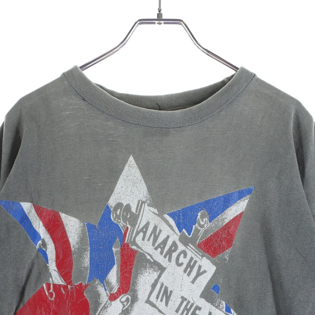 VINTAGE(ヴィンテージ) SEX PISTOLS ANARCHY IN THE UK セックスピストルズ アナーキーインザユーケー クルーネックTシャツ ブラック