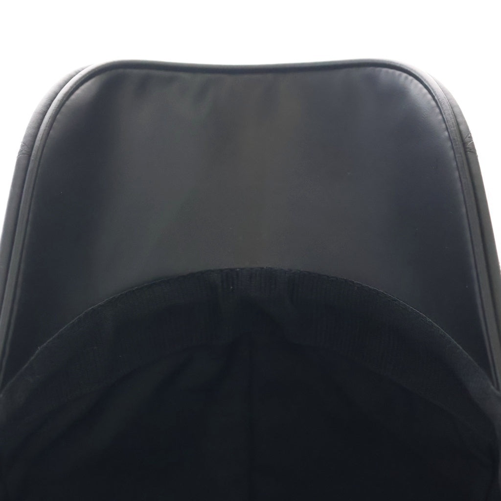 LOUIS VUITTON(ルイヴィトン) モノグラムシャドウ レザー ベースボールキャップ 帽子 M76581 ブラック