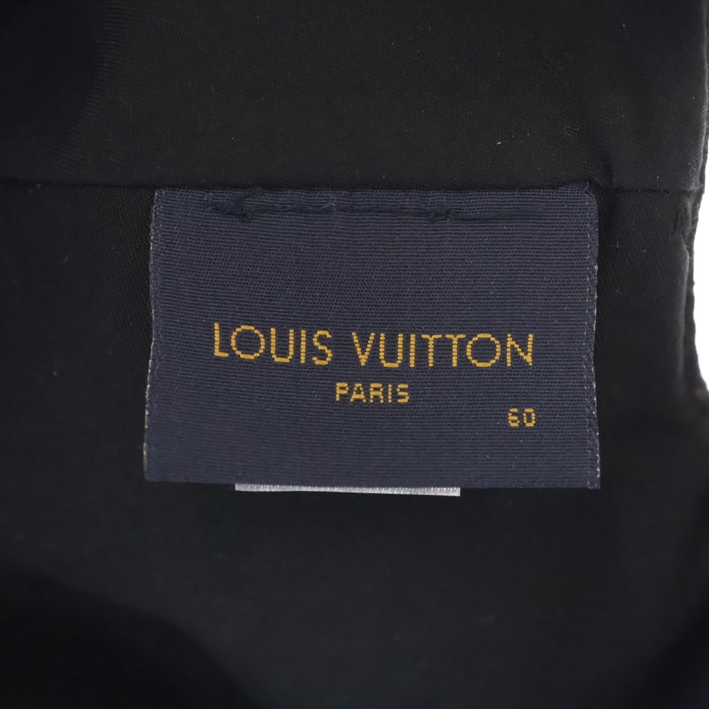 LOUIS VUITTON(ルイヴィトン) モノグラムシャドウ レザー ベースボールキャップ 帽子 M76581 ブラック