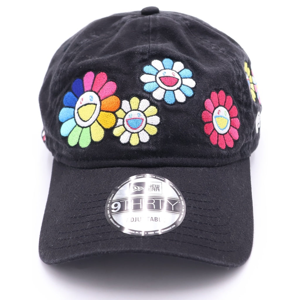 NEW ERA(ニューエラ) ×TAKASHI MURAKAMI 9THIRTY FLOWER ALLOVER フラワーオールオーバーキャップ ブラック