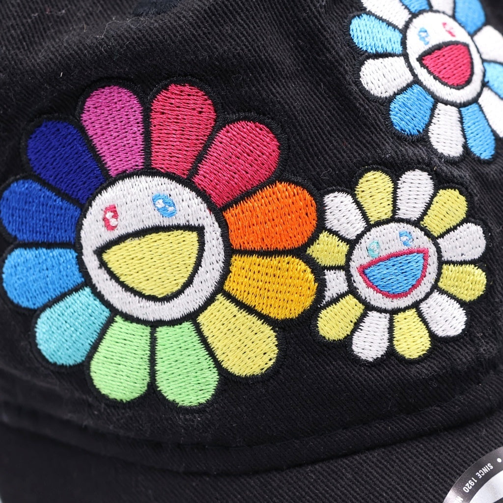 NEW ERA(ニューエラ) ×TAKASHI MURAKAMI 9THIRTY FLOWER ALLOVER フラワーオールオーバーキャップ ブラック