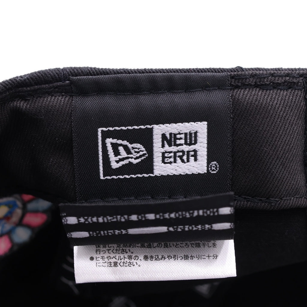 NEW ERA(ニューエラ) ×TAKASHI MURAKAMI 9THIRTY FLOWER ALLOVER フラワーオールオーバーキャップ ブラック