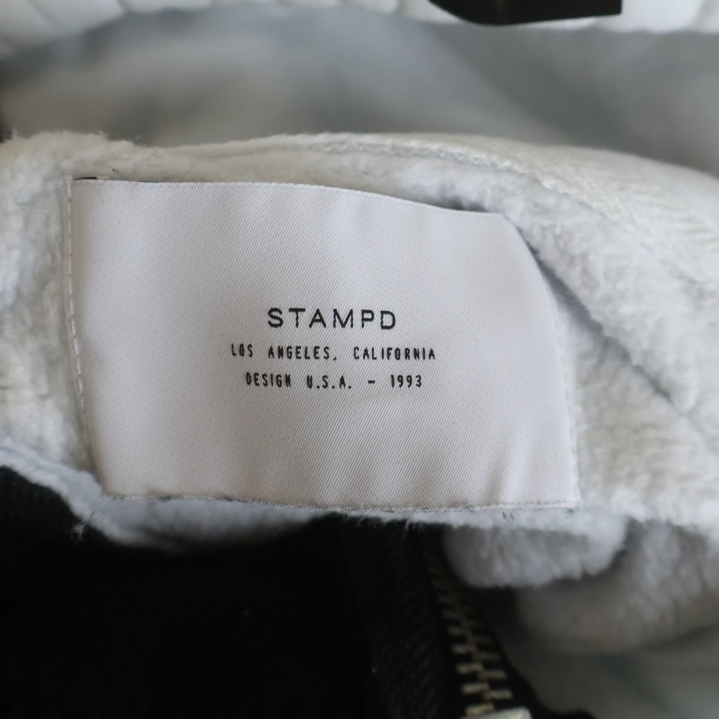 STAMPD(スタンプド) HAFT HOODIE ツートンカラー ジップハーフ