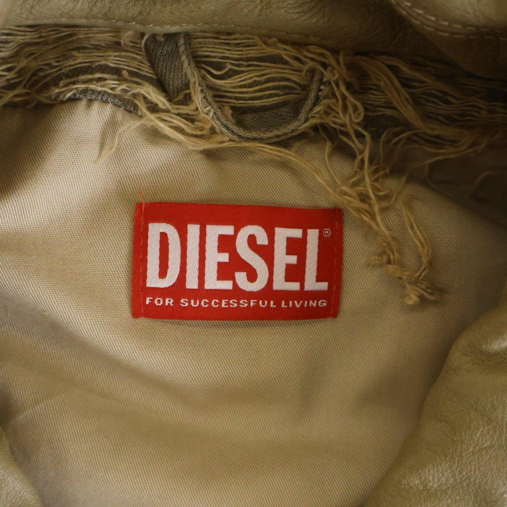 DIESEL(ディーゼル) 25SS D-IVAR-FSG Overdyed Denim Jacket オーバーダイ デニムジャケット A18111007 ブラウン