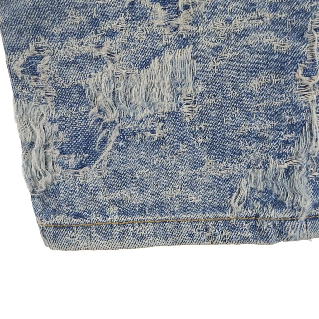 DIESEL(ディーゼル) 24AW D-FINITIVE-FSF1 Regular fit Denim レギュラーフィットデニム ダメージ加工 A16917007Z7 インディゴ