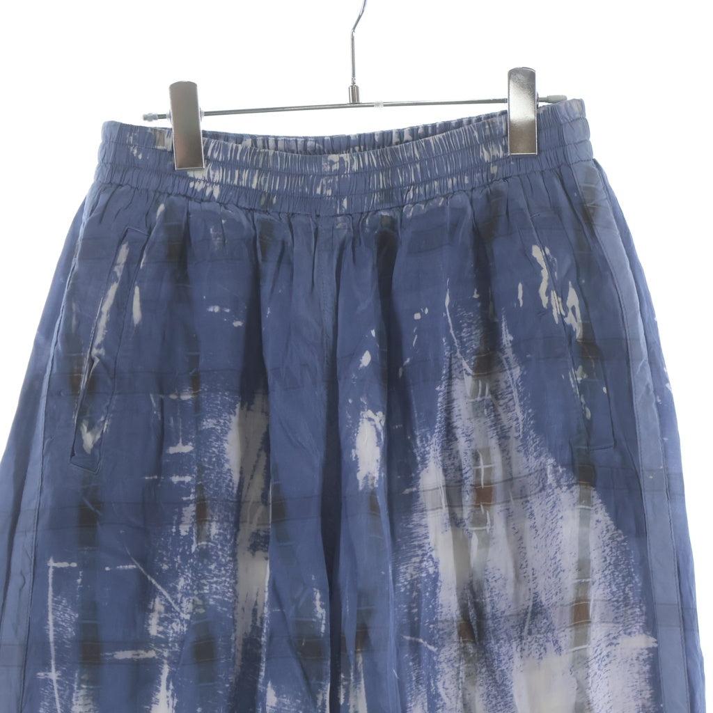 DIESEL(ディーゼル) 26SS P-OLLY X-ray effect check Track pants X線エフェクト チェックトラックパンツ A235360JMCC ブルー