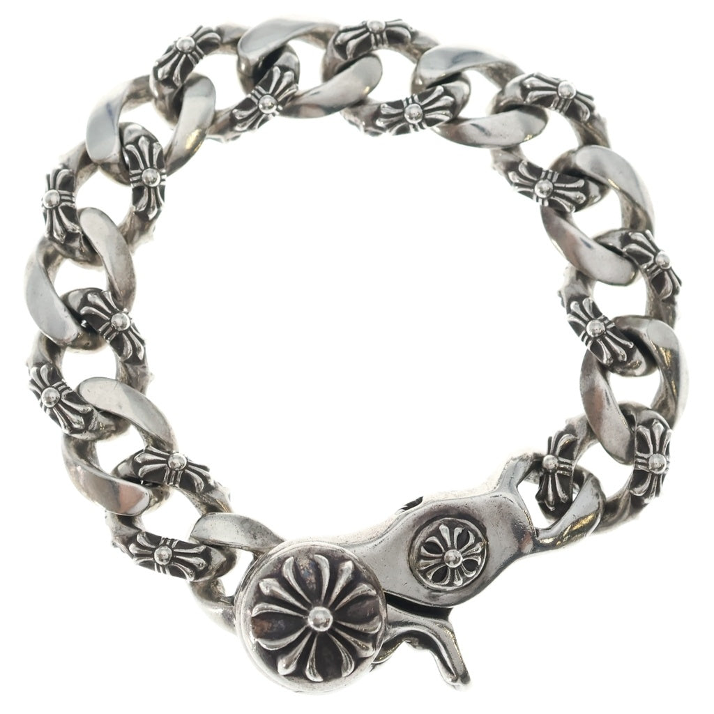 CHROME HEARTS(クロムハーツ) FNCY CHN LNK ファンシーリンククリップブレスレット 15リンク シルバー BCA145