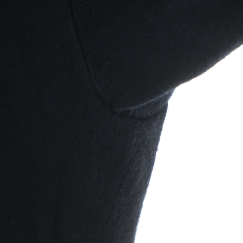 CHROME HEARTS(クロムハーツ) Neck Logo ネックロゴ クルーネック半袖Tシャツカットソー ブラック
