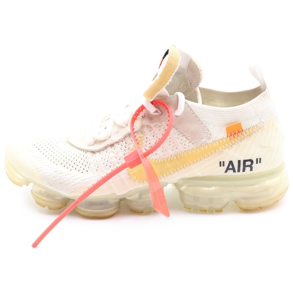 NIKE(ナイキ) ×OFF-WHITE THE 10 AIR VAPORMAX FK オフホワイト ザテン エアヴェイパーマックス フライニット ローカットスニーカー ホワイト US8.5/26.5cm AA3831-100