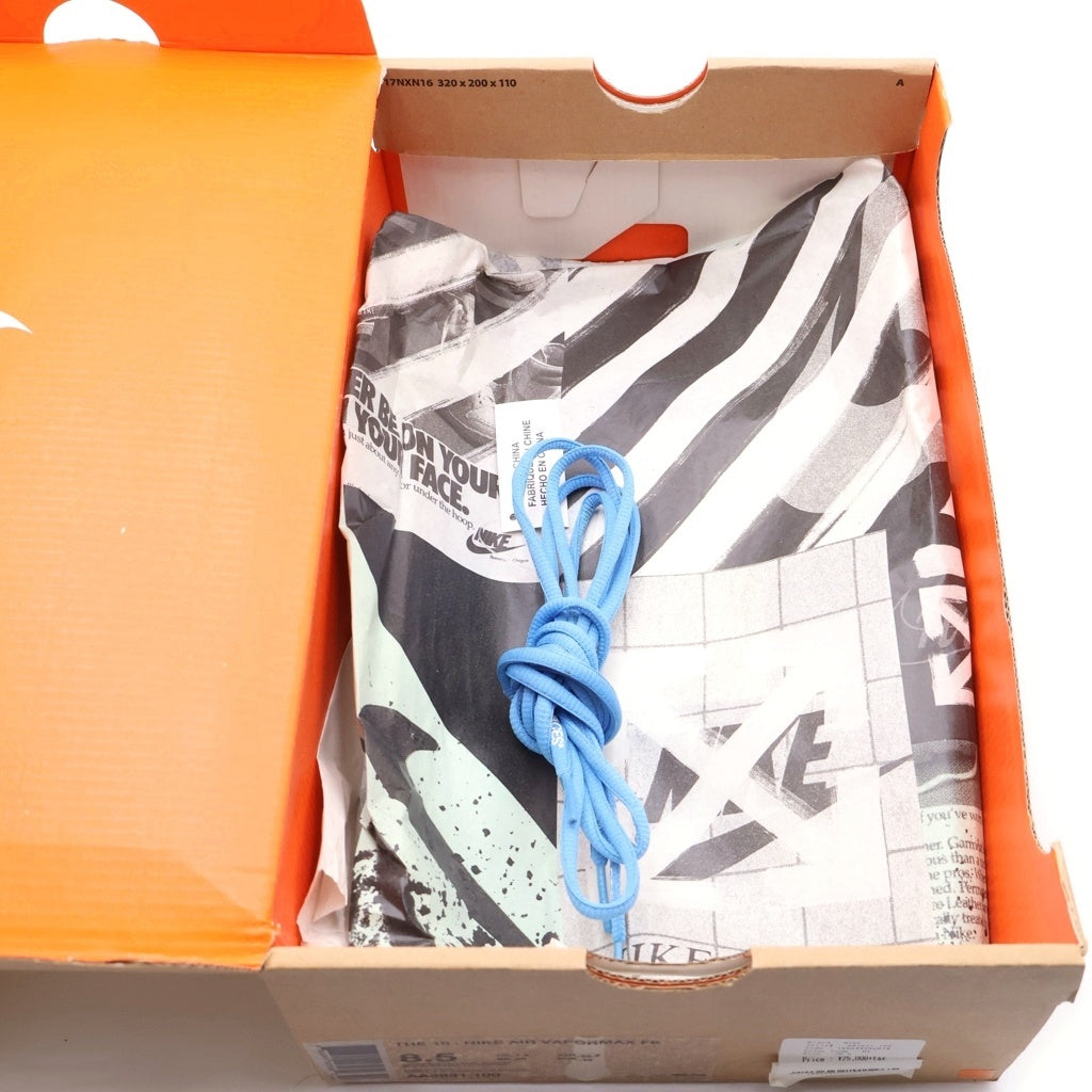 NIKE(ナイキ) ×OFF-WHITE THE 10 AIR VAPORMAX FK オフホワイト ザテン エアヴェイパーマックス フライニット ローカットスニーカー ホワイト US8.5/26.5cm AA3831-100