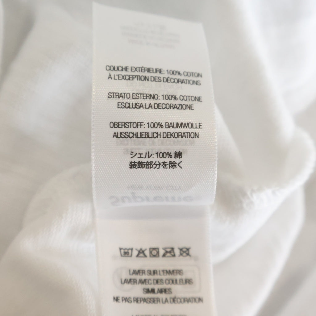 SUPREME(シュプリーム) 25SS Satain Applique サテン アップリケ 半袖Tシャツ ホワイト