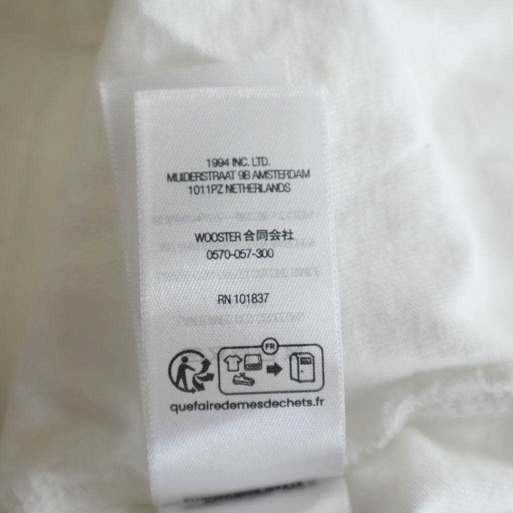 SUPREME(シュプリーム) 25SS Warm Up Washed ウオームアップロゴ ウォッシュド 半袖Tシャツ ホワイト