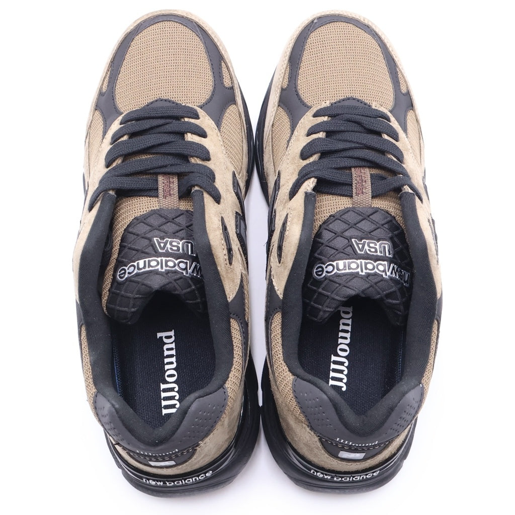 New Balance(ニューバランス) ×JJJJound 990V3 Slate Black スレート ブラック ローカットスニーカー M990JJ3 カーキ