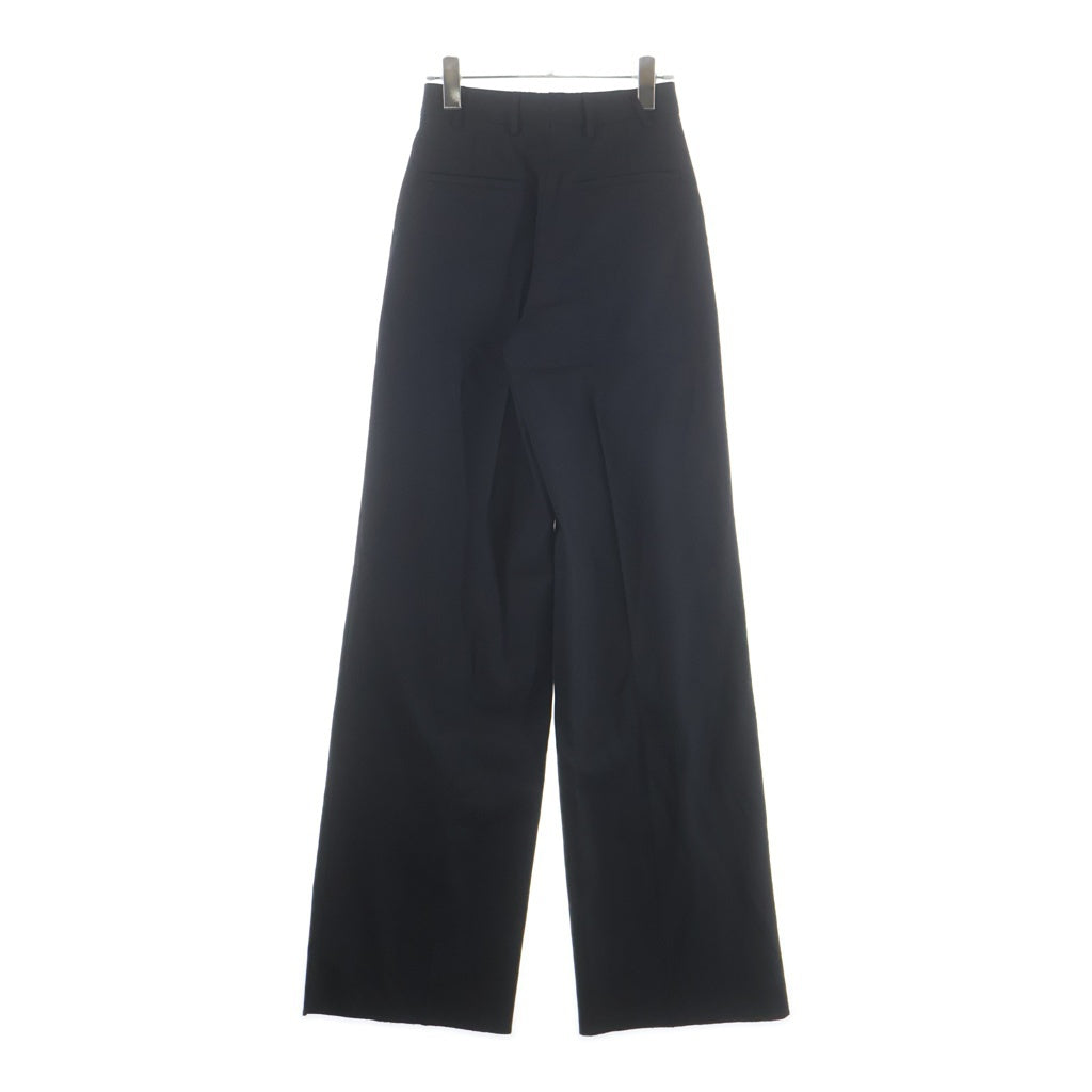 LOEWE(ロエベ) センタープレス ストレート スラックス パンツ Q825331X08 ブラック レディース