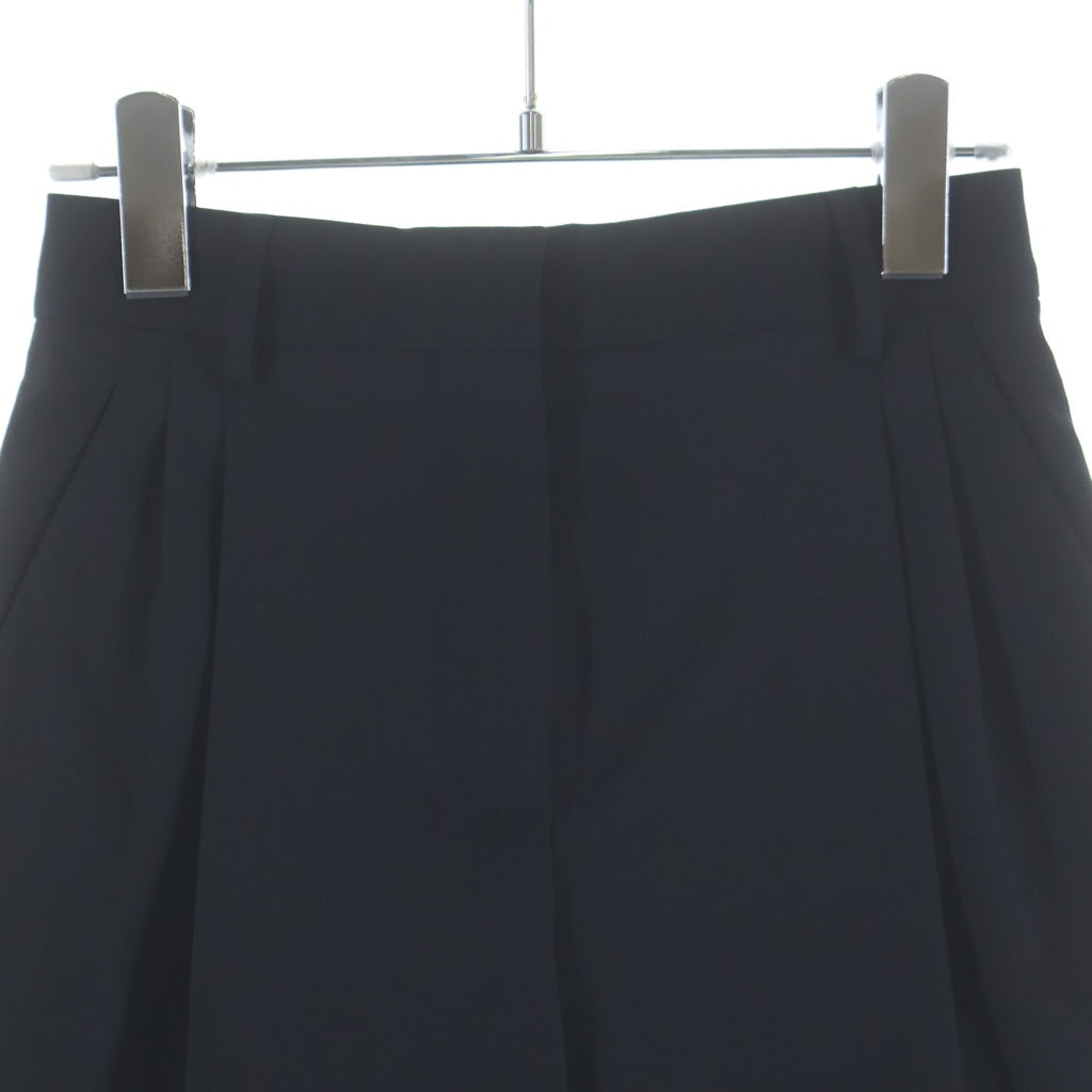 LOEWE(ロエベ) センタープレス ストレート スラックス パンツ Q825331X08 ブラック レディース