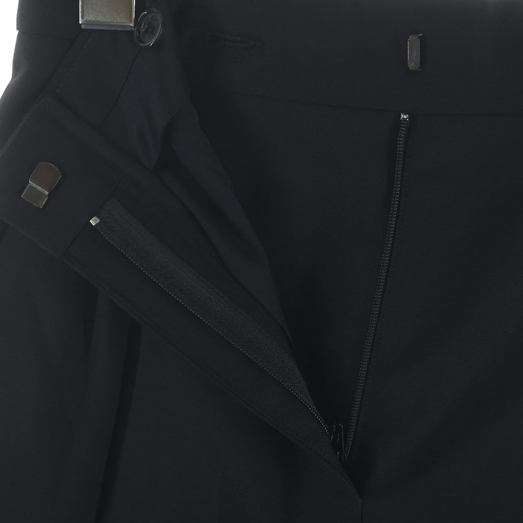 LOEWE(ロエベ) センタープレス ストレート スラックス パンツ Q825331X08 ブラック レディース
