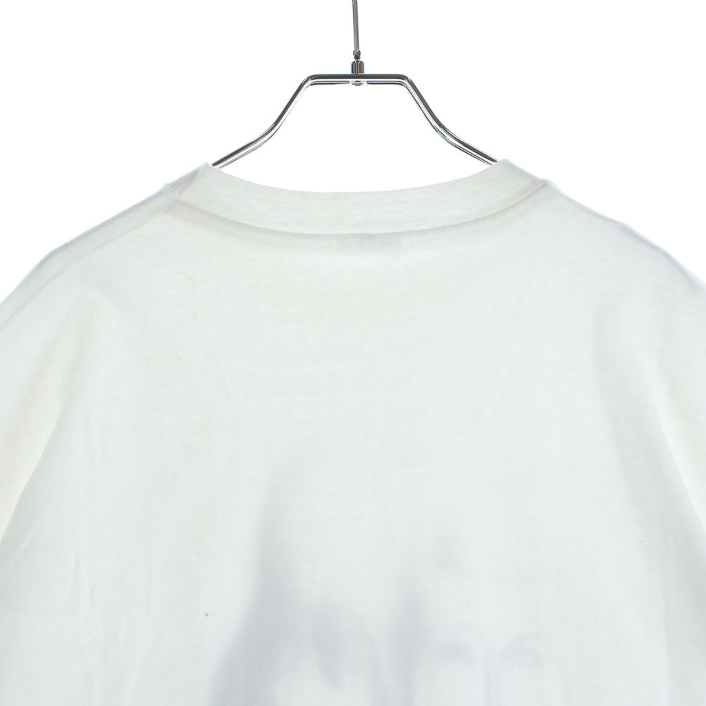 VINTAGE(ヴィンテージ) 90s William Shakespeare ウィリアム シャイクスピア 裾袖シングル クルーネックTシャツ ホワイト